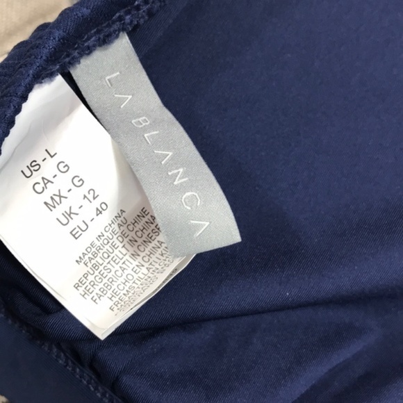 La Blanca Duet Let's Duet Triangle Bikini Top - Picture 5 of 5